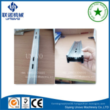 unovo light gauge steel self-lock partition profile metal roller machine